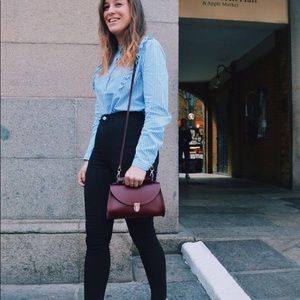 NWOT - Mini Poppy Bag - Oxblood W/ Gold Hardware - The Cambridge Satchel…